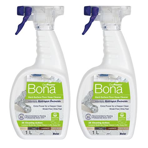 2PK Bona 1L Deep Cleaner Trigger Spray for Hard Surface – .